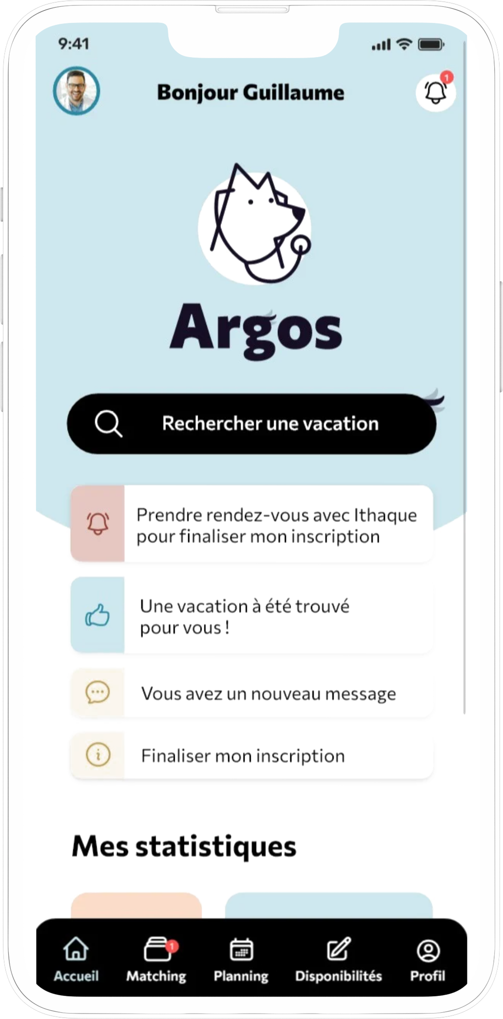 Application mobile Argosmed